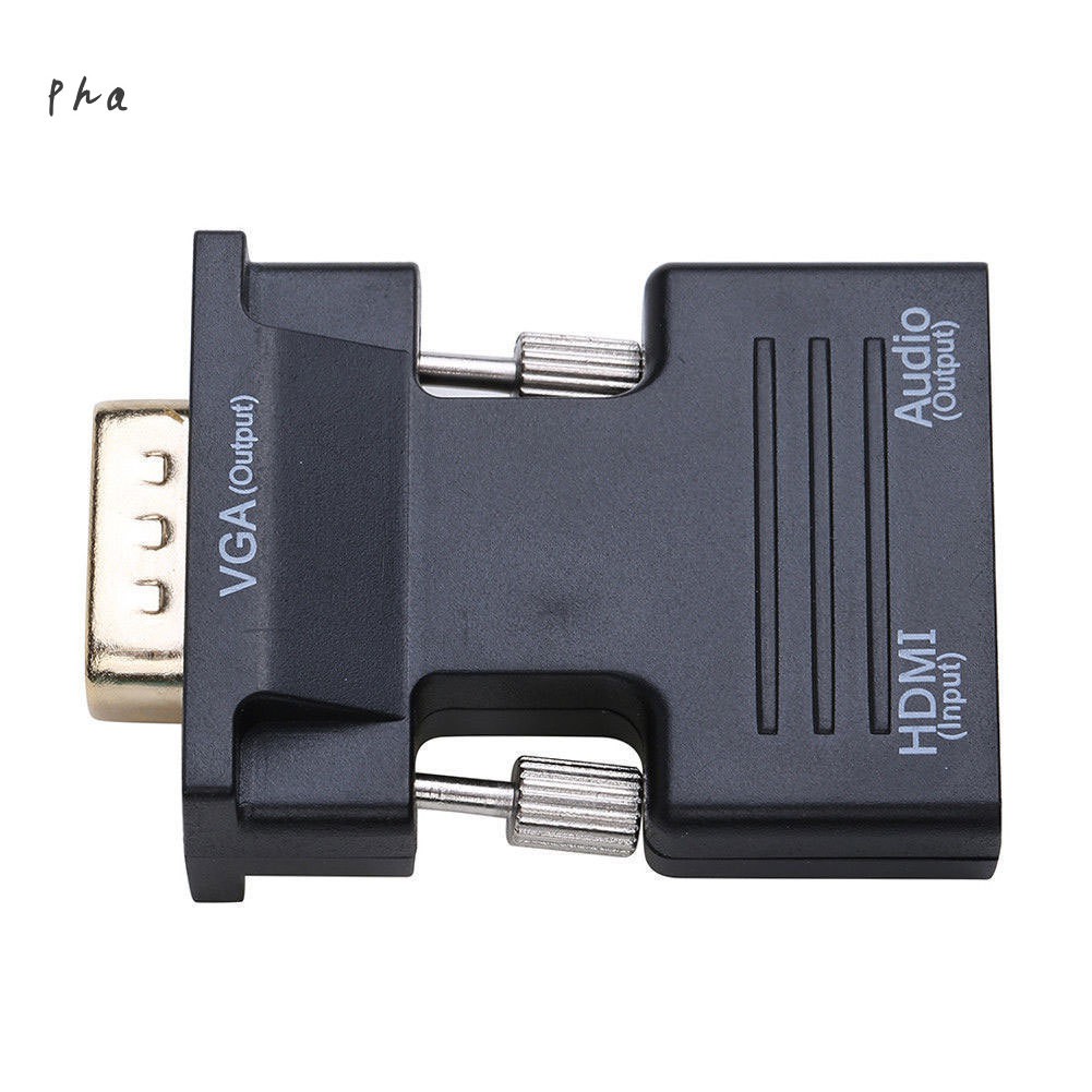 Đầu Chuyển Đổi Hdmi Cái Sang Vga Với Đầu Ra Âm Thanh Hỗ Trợ 1080p