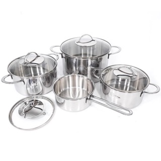 GIÁ SỐC !BỘ NỒI FIVESTAR 4 CHIẾC 3 LỚP ĐÁY LIỀN- INOX 304