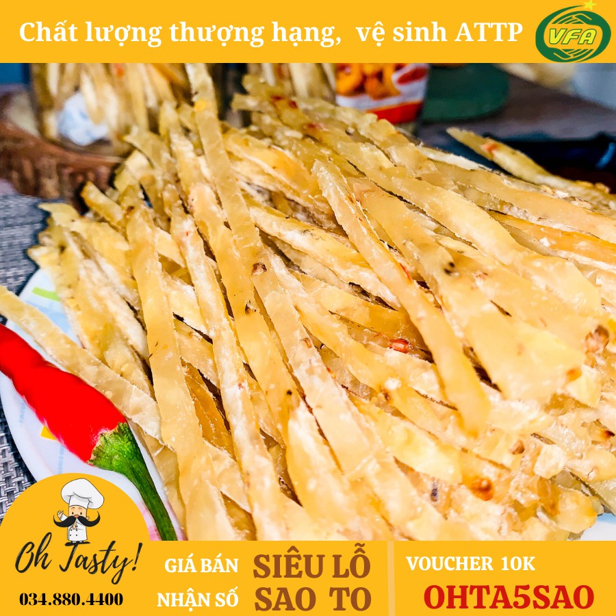 300G Hũ Khô Cá Thiều Que Cắt Sợi Tẩm Vị Ăn Liền | Hàng chất lượng loại nhất