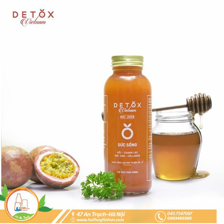 Chai thủy tinh tròn nắp nhôm xoáy 300ML