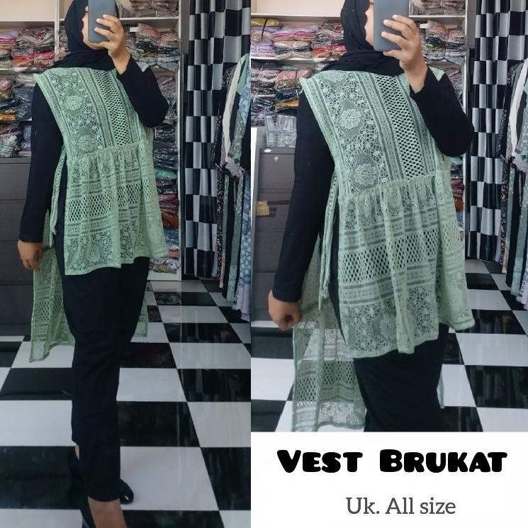 (7192H) Áo Vest Thổ Cẩm / Áo Khoác Ngoài Dài Thổ Cẩm