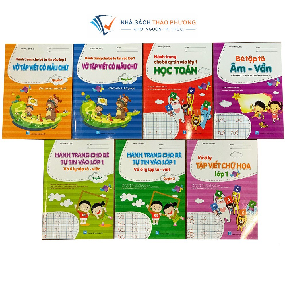 Sách – Bộ Hành trang cho bé tự tin vào lớp 1