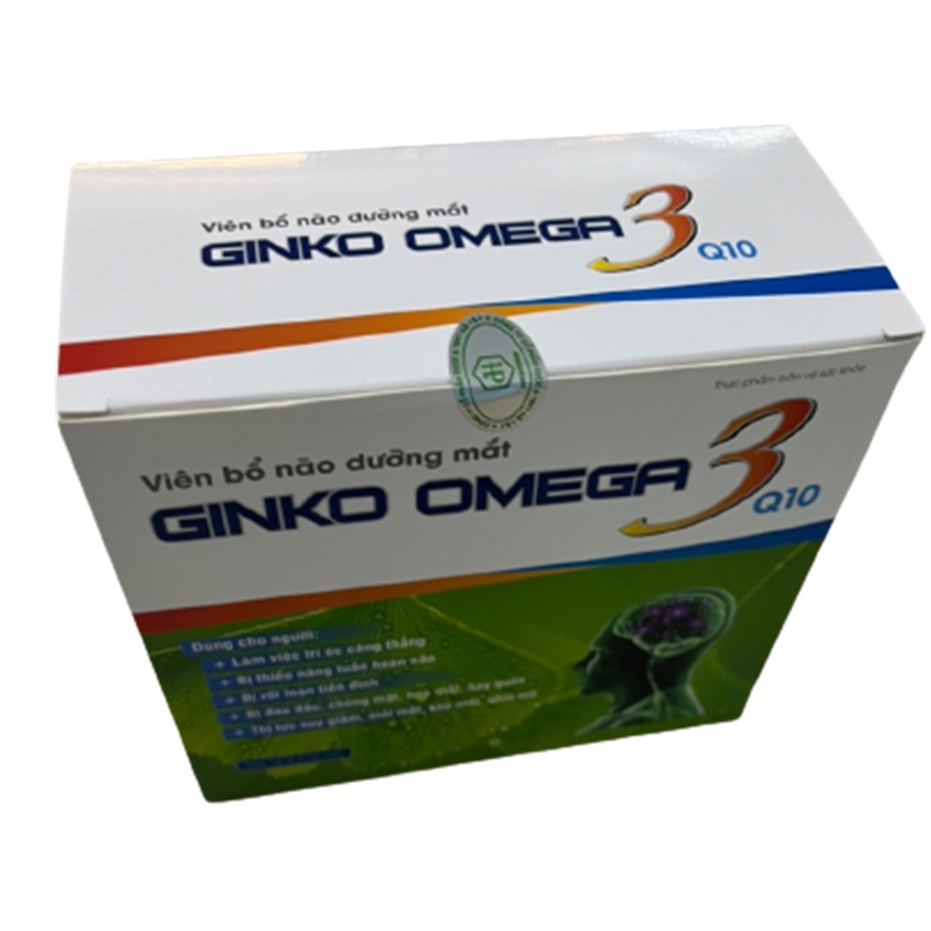 GINKO OMEGA 3 Q10 100v - Hỗ trợ cải thiện thị lực - Thuocviet24h