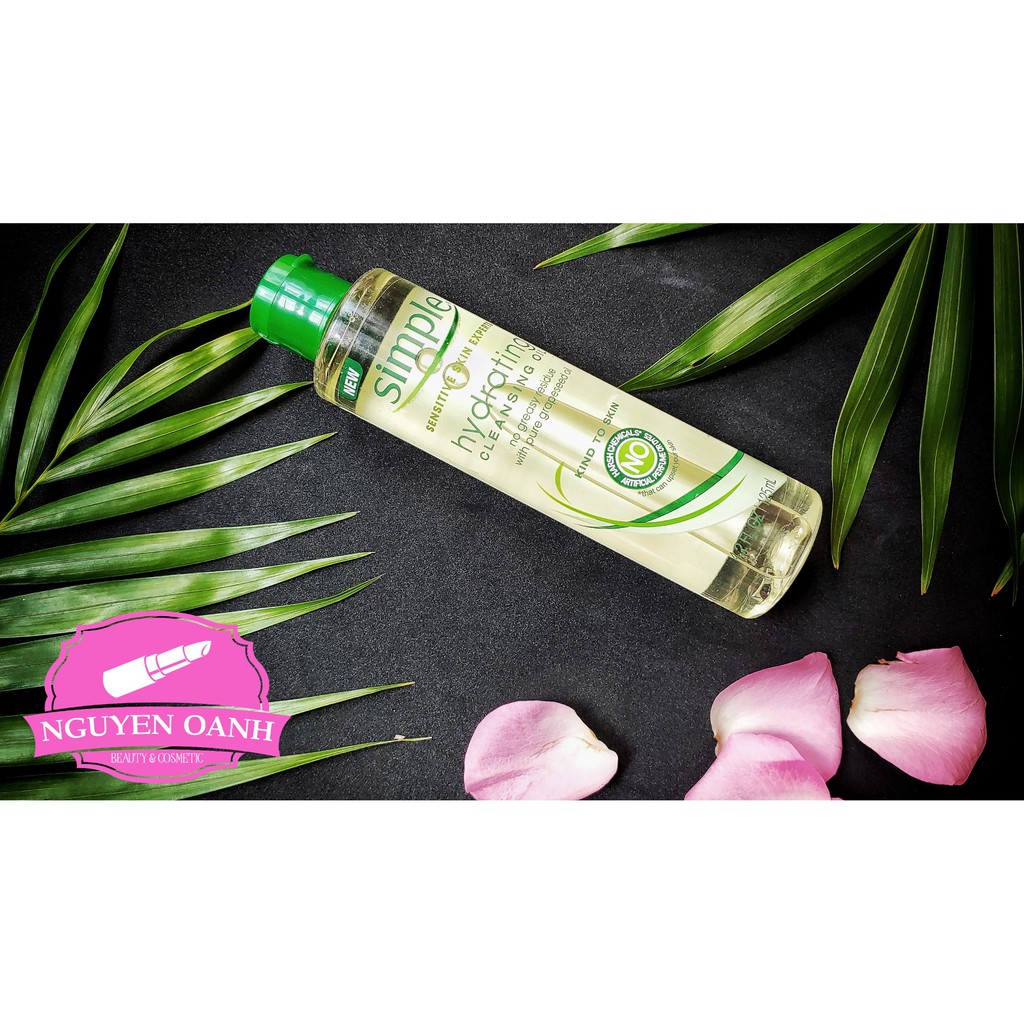 Dầu Tẩy Trang Simple Hydrating Cleansing Oil 125ml