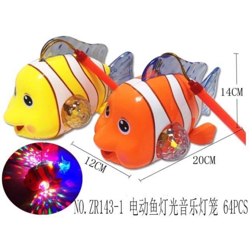 Đồ chơi Lồng đèn Trung thu cá Nemo nhạc đèn vui nhộn