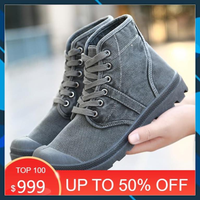 Sale NEW- Chất -  [Số 1] GIÀY CAO CỔ NAM CANVAS CHỐNG ĐINH BỀN MÀU . RẺ VÔ ĐỊCH XCv [ HÀNG ĐẸP ] . ˇ ^ ^ ⁵ ' ' " ?