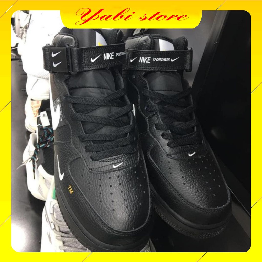 Giày thể thao ARI force 1cổ cao Black giá tốt new hot