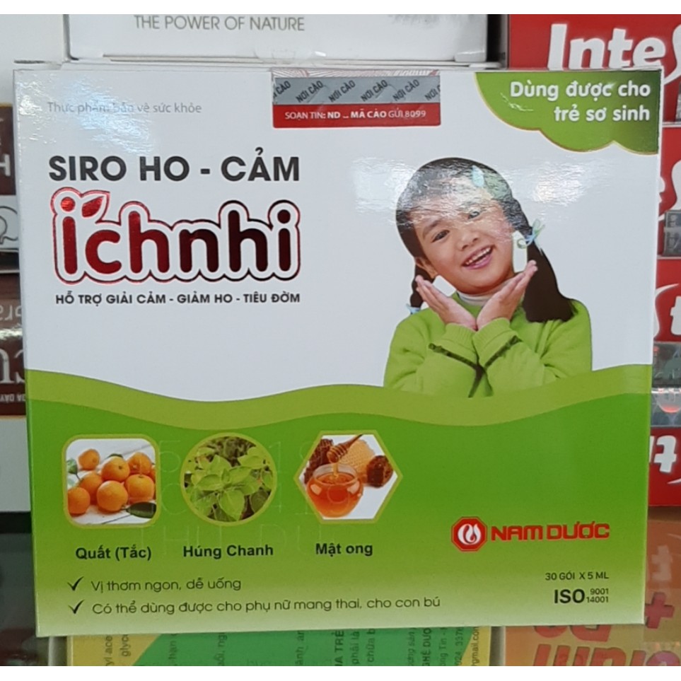 siro ho cảm ích nhi