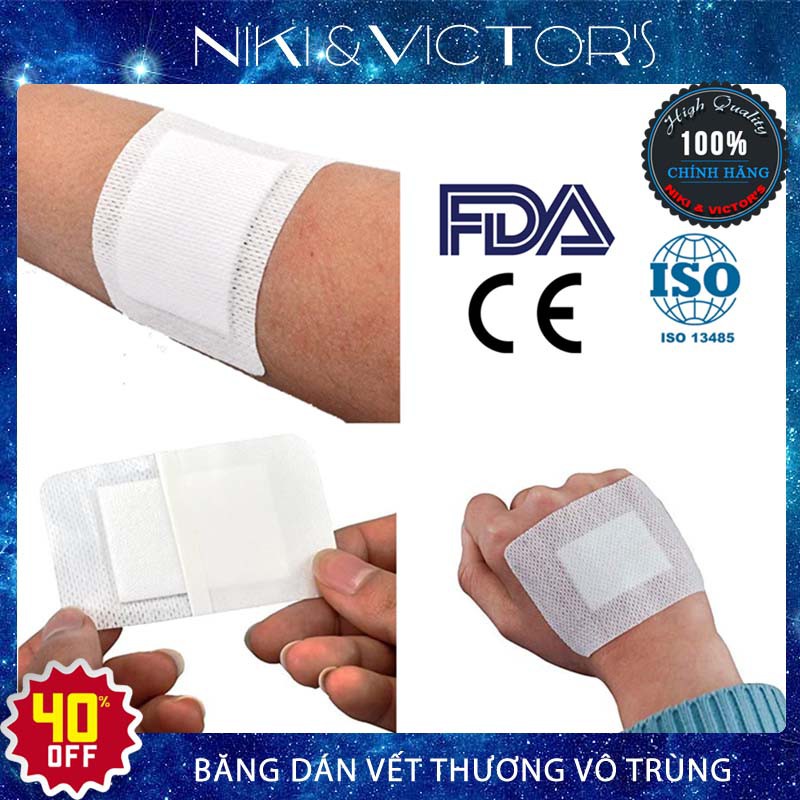 Băng dán vết thương vô trùng Meson băng dán vết mổ, vết loét  đa năng chứng nhận CE ISO FDA 5 kích thước