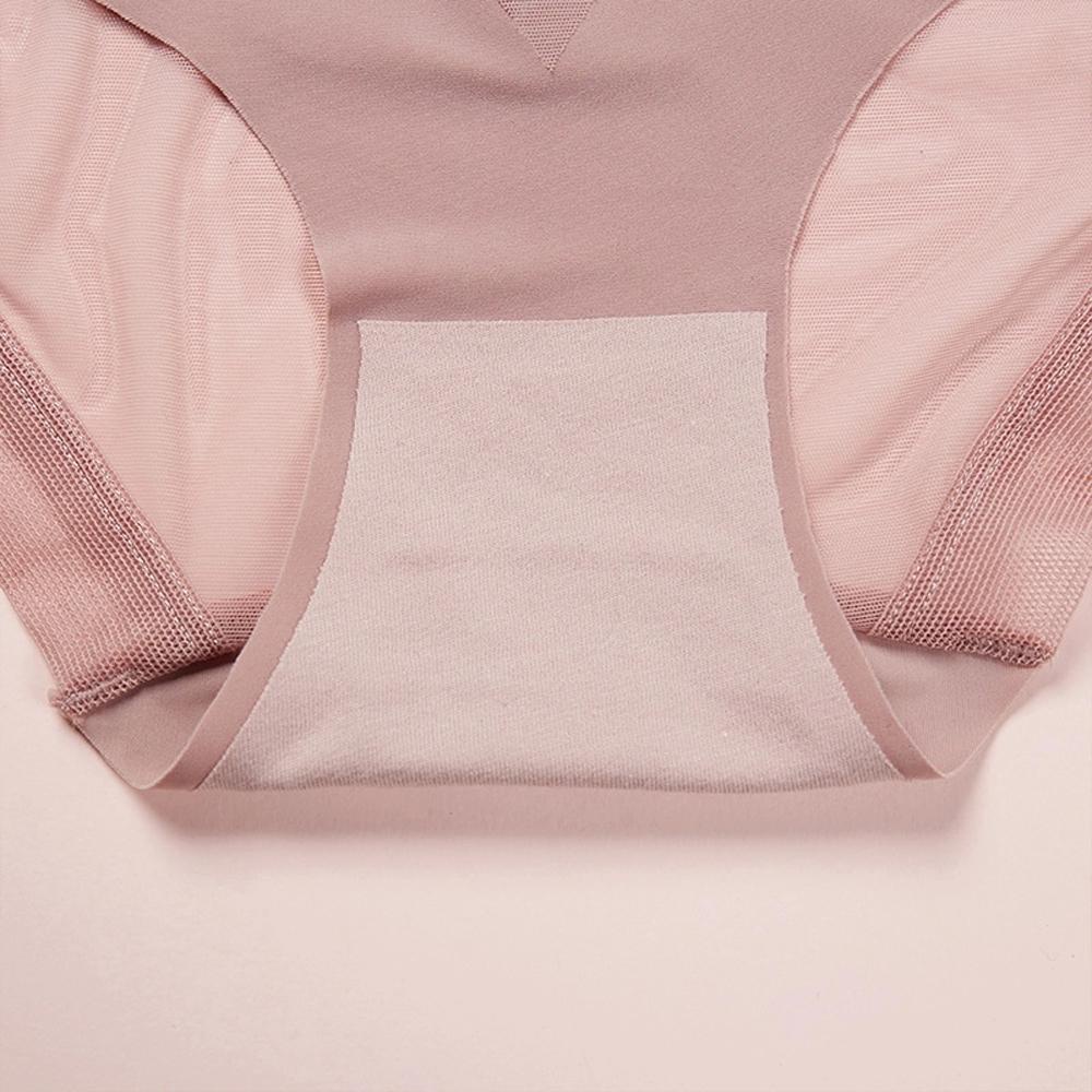 OCEANMAP Quần Lót Chất Liệu Cotton Lụa Không Đường May Thời Trang Dành Cho Nữ