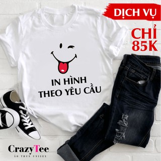 [DỊCH VỤ] ÁO THUN IN HÌNH THEO YÊU CẦU - Chất liệu vải tốt, mềm mịn