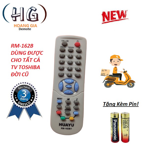 Điều khiển TV Toshiba đa năng màn hình thủy tinh đời cũ thay thế cho tất cả remote tv toshiba đời cũ