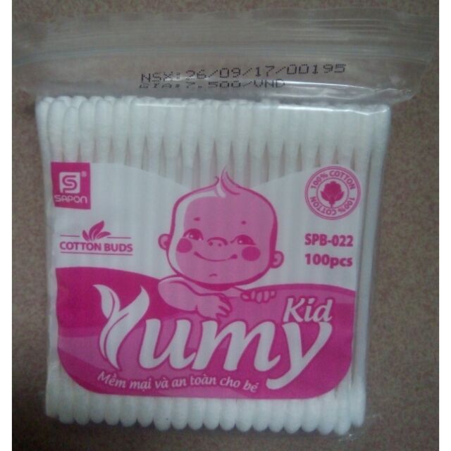 Tăm bông Yumy Kid