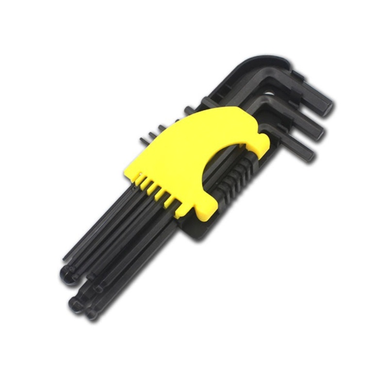 Set 9 Đai Ốc Lục Giác Allen-Key Có Thể Điều Chỉnh Hình Chữ L Tiện Dụng