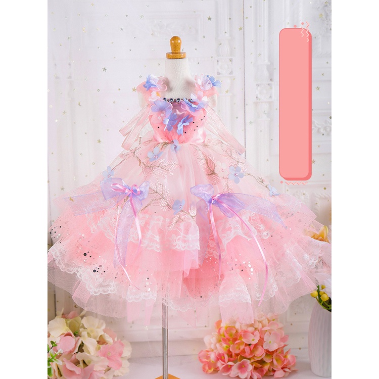 Bộ váy và mũ dành cho búp bê Barbie BJD 60cm 1/3 SD