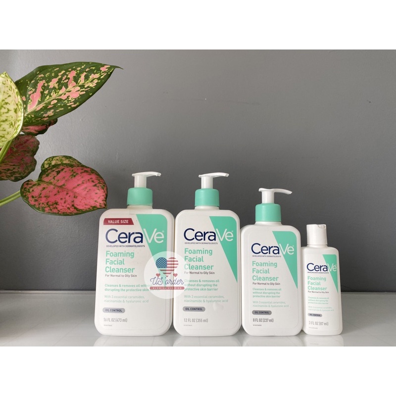 SỮA RỬA MẶT  |  CeraVe Foaming Facial Cleanser