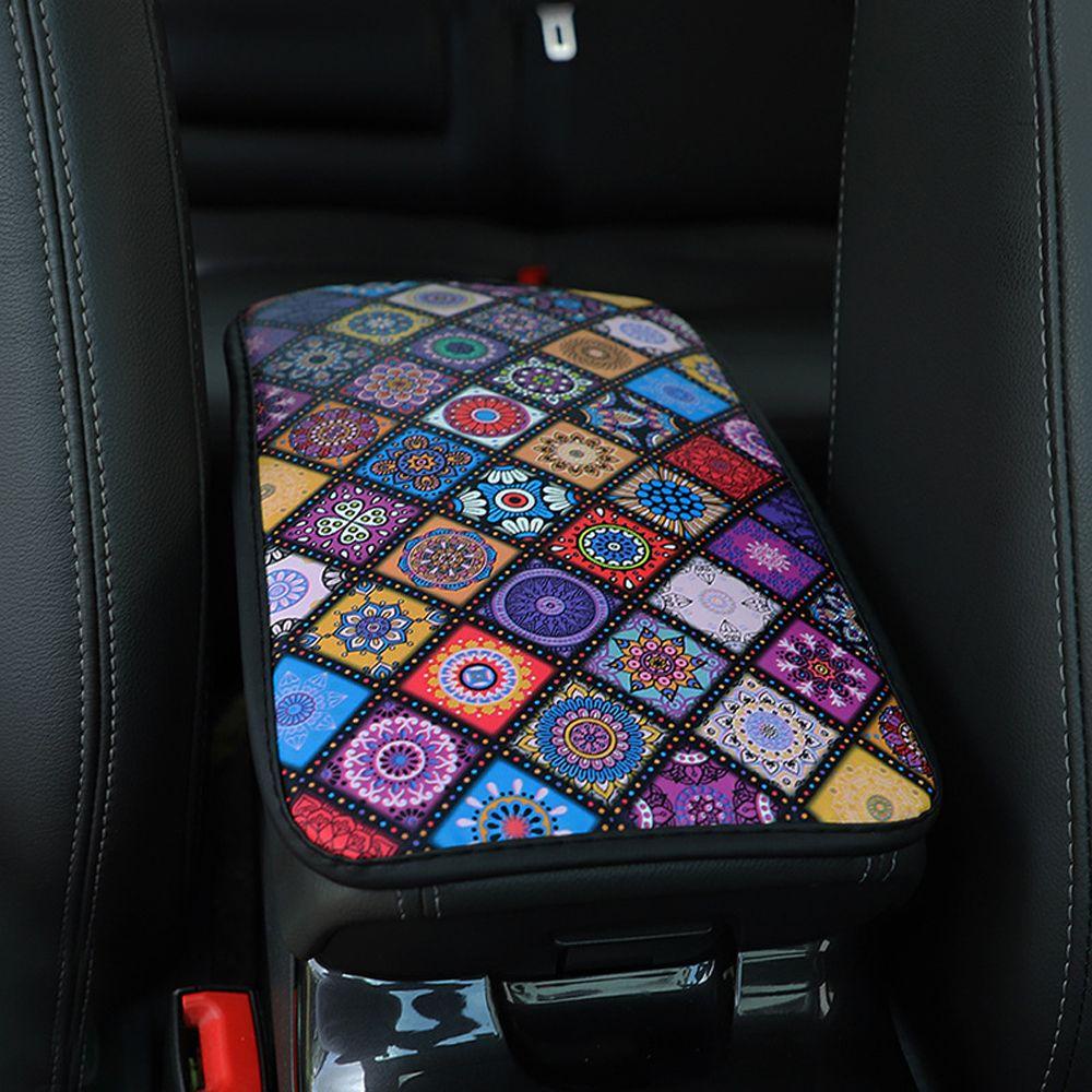 Vỏ Bọc Hộp Tỳ Tay Chống Bụi Chống Trượt Chống Trầy Xước Phong Cách Dân Tộc Cho Xe Hơi