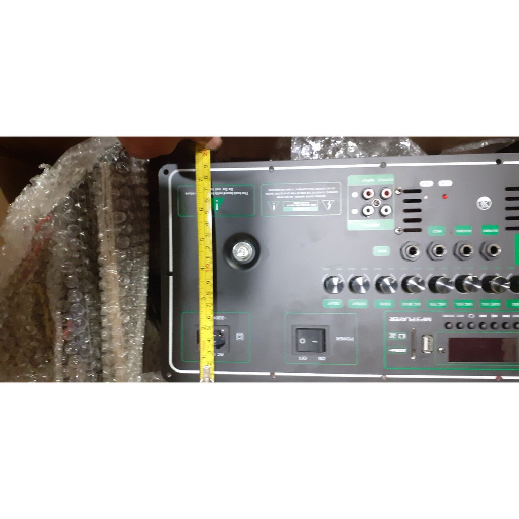 NEW PMP Mạch loa kéo công suất lớn 750w chuyên kéo bass đôi 40cm đầy đủ phụ kiện