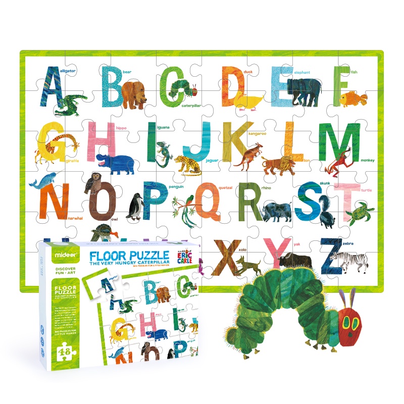 Bộ Xếp Hình Bảng Chữ Cái Mideer Floor Puzzle, Đồ Chơi Phát Triển Trí Tuệ Cho Bé