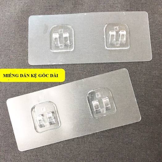 Kệ Nhà Tắm Inox 304 Dán Tường Đựng Đồ, Kệ Phòng Tắm 6 Móc Treo Đồ Thông Minh Hình Chữ Nhật Siêu Bền Siêu Chắc Chắn