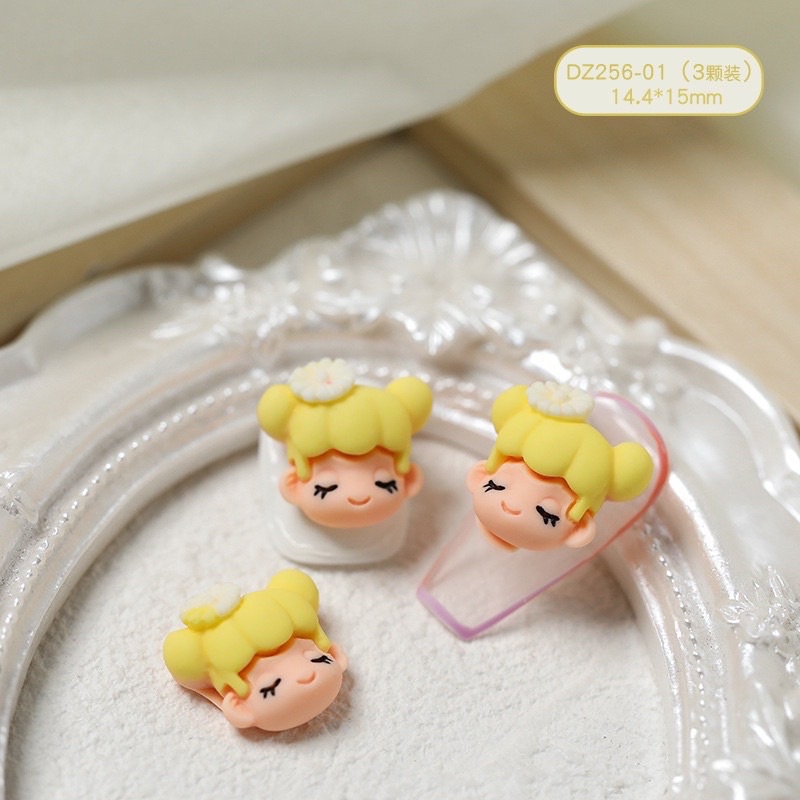 Charm hoạt hình dream baby girl đính nail