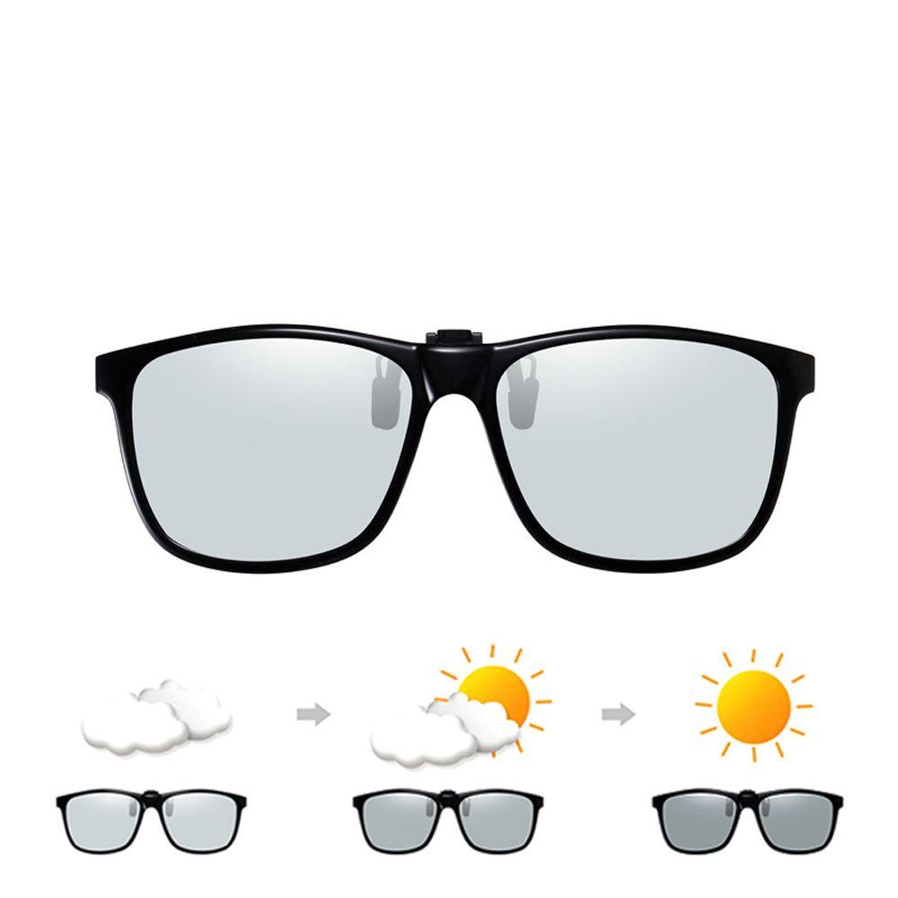 Kính Mát Phân Cực Chống Tia UV Có Kẹp Phong Cách Retro