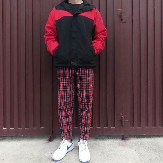 Quần Sọc. Quần caro . Quần PLAID PANTS. Quần UNISEX  ྇