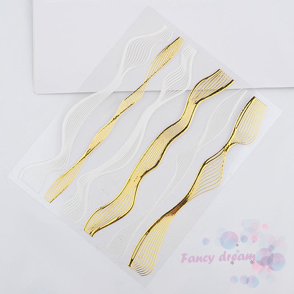 Miếng dán trang trí móng họa tiết 3D thời thượng