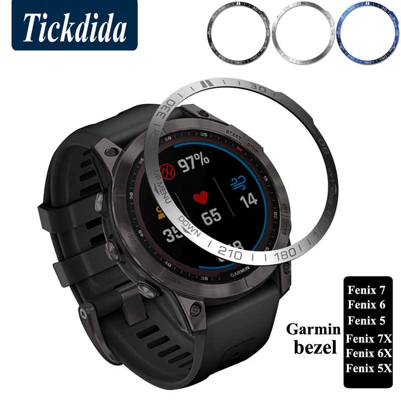 Vòng Kim Loại Bảo Vệ Mặt Đồng Hồ Thông Minh Garmin Fenix 7 7s Fenix 7X