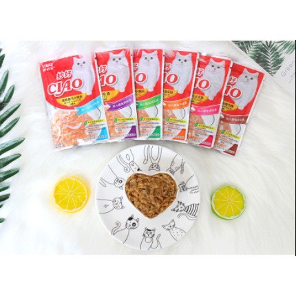 Pate CIAO gói 60gr Pate Dinh Dưỡng cho mèo