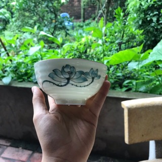 10 bát cơm sen vẽ tay