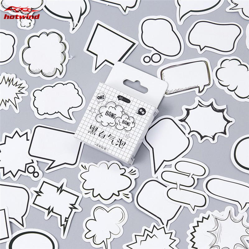 HW Set 45 Miếng Dán Trang Trí Sổ Lưu Niệm