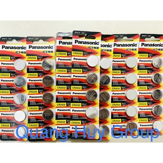 Pin CR2032 Panasonic 3V Lithium vỉ 5 viên [ XẢ KHO THU HỒI VỐN] CAM KẾT CHÍNH HÃNG-HOÀN TIỀN X10 NẾU PHÁT HIỆN HÀNG GIẢ