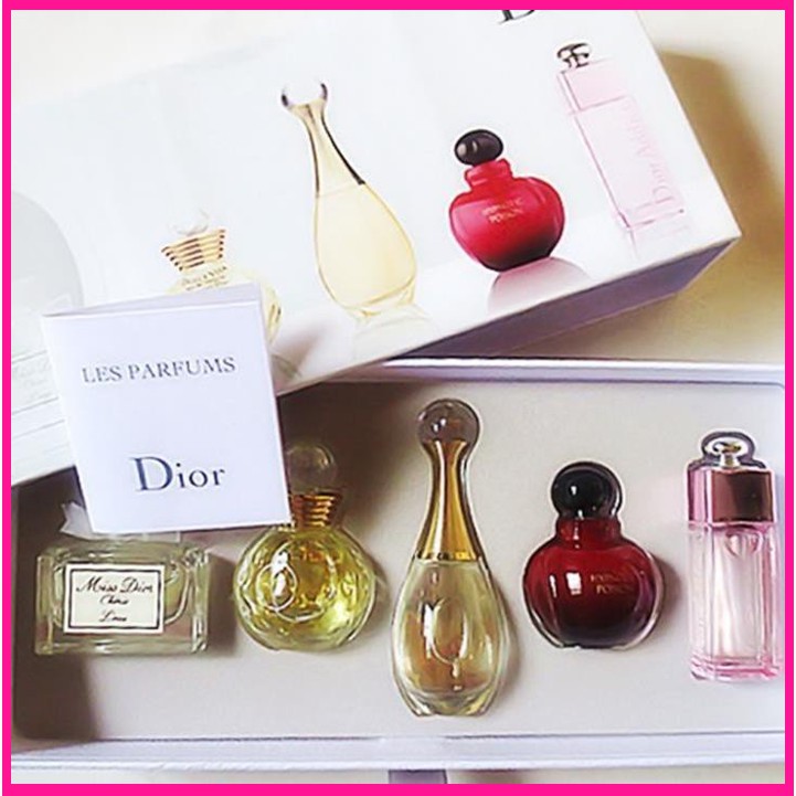 Set nước hoa D.ior 5 chai | Thế Giới Skin Care