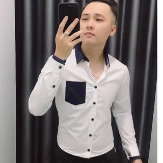 Áo Sơ Mi Nam Họa Tiết Đẹp Phối Túi