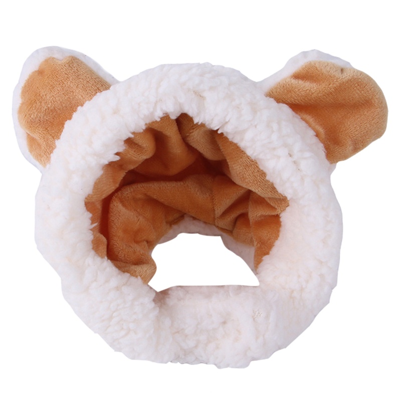 Mũ Giữ Ấm Tai Gấu Dễ Thương Cho Thú Cưng
