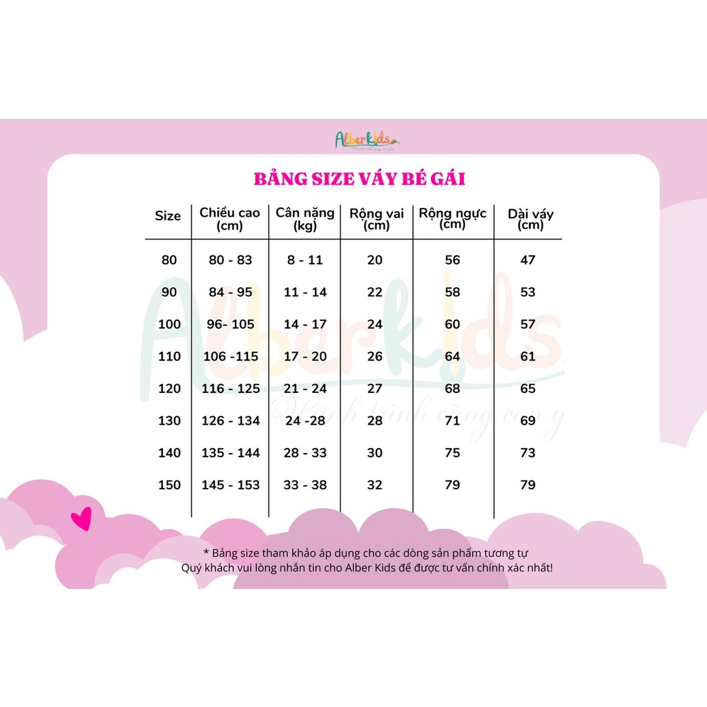 Váy bé gái ALBERKIDS  tay cánh tiên công chúa xinh đẹp cho trẻ em 2,3,4,5,6,7,8,9,10,11,12 tuôi[V78]