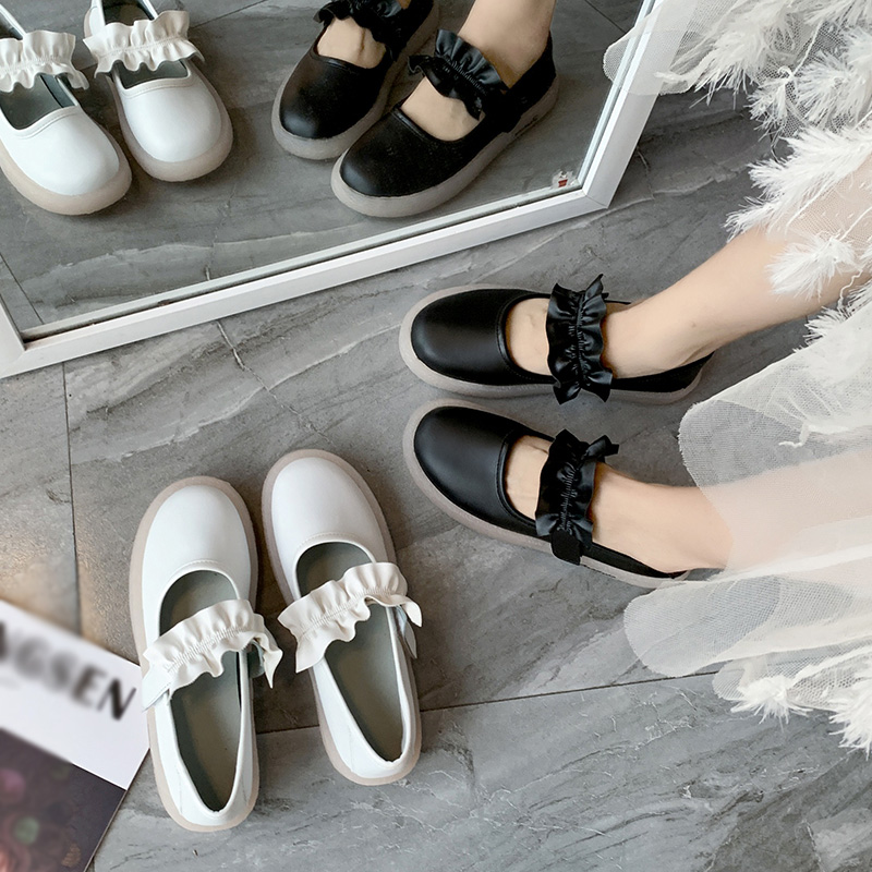 Giày đế bằng nữ thoải mái chống trượt phong cách Mary Jane