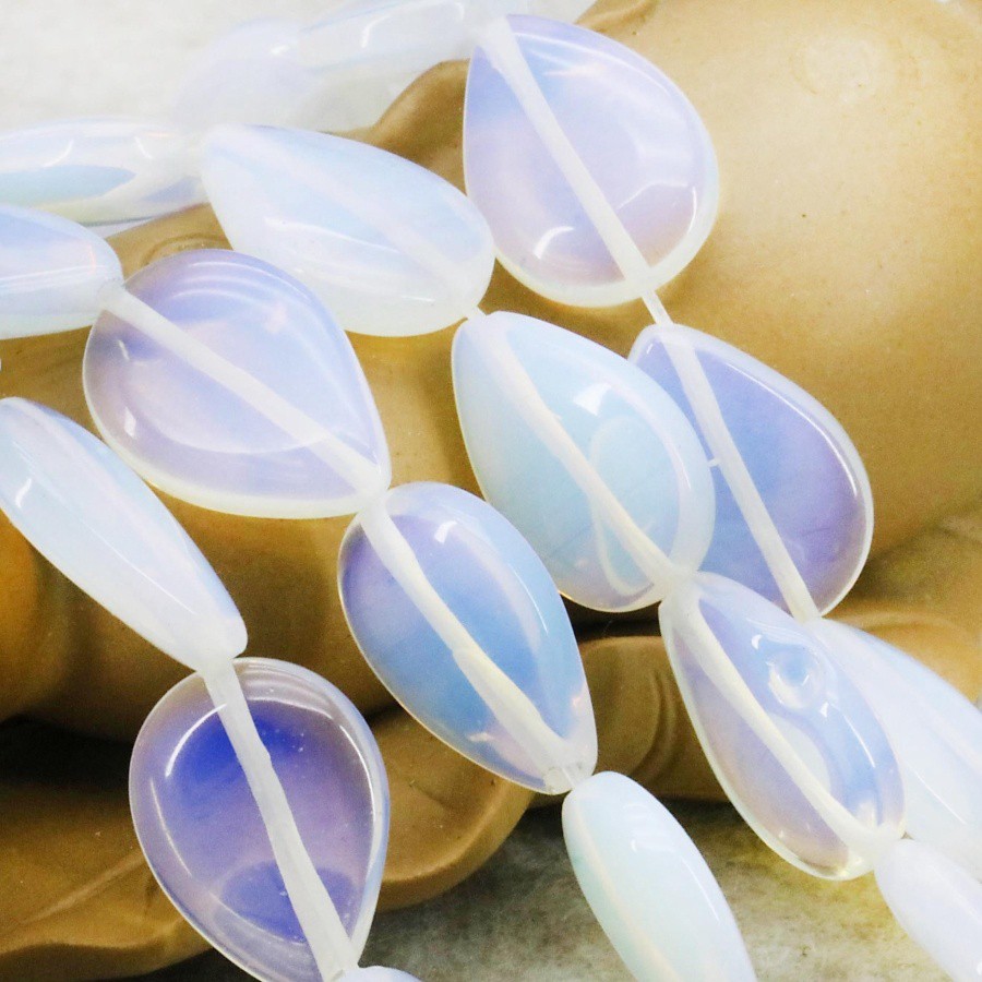 Opalite Nước Nước Nước Mắt Opal Rời DIY Hạt Đá Ngọc Jasper Trang Sức Làm