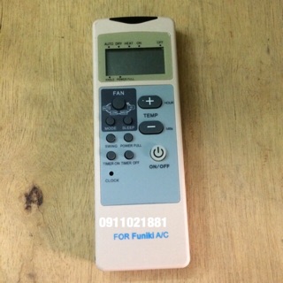 Điều khiển điều hoà FUNIKI 2 chiều