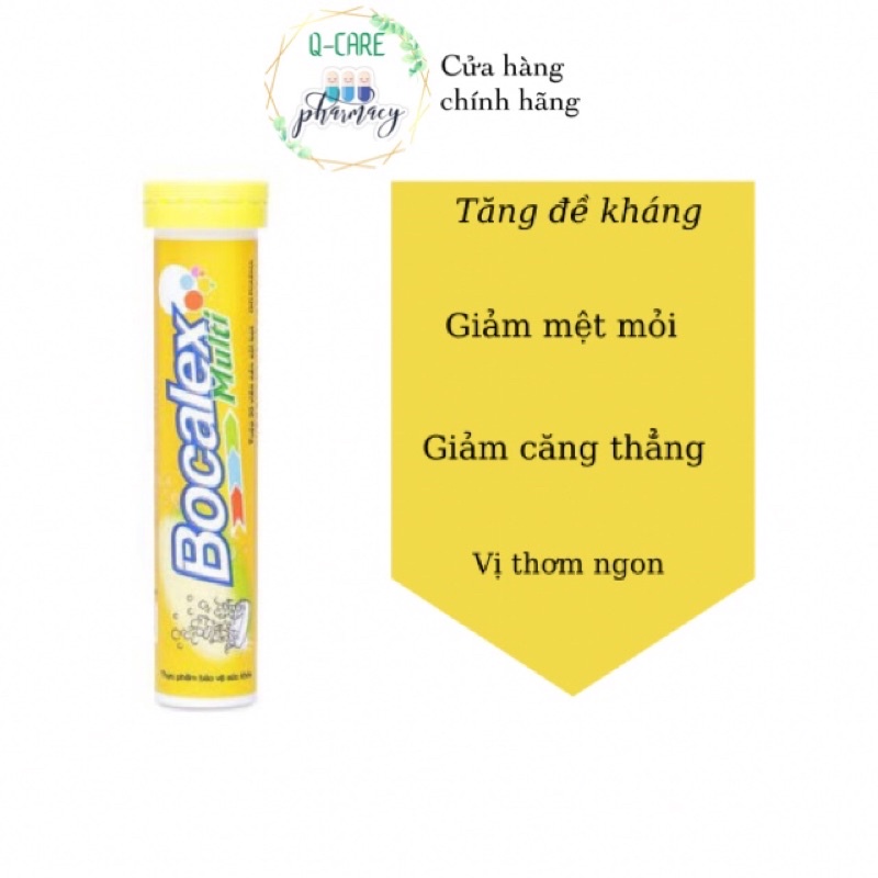 Viên Sủi Bocalex tube 20v