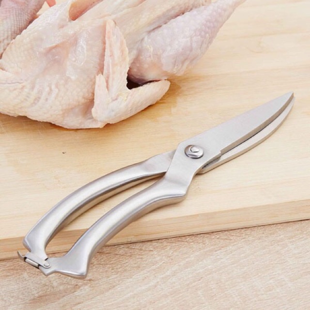 Kéo cắt gà vịt JAPAN 100% inox - 001