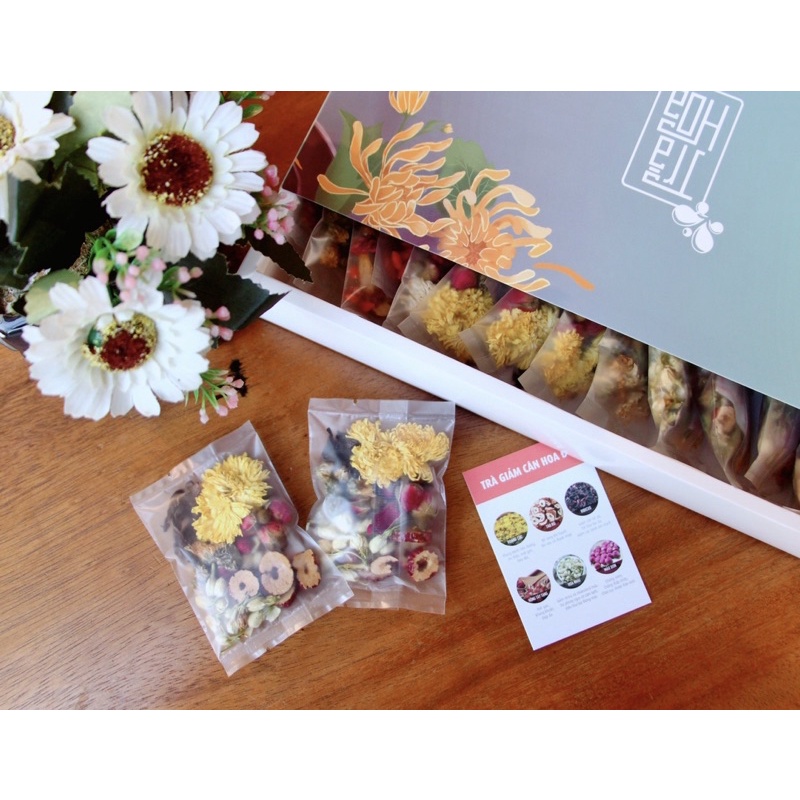 Hộp 10 gói trà hoa Bách niên