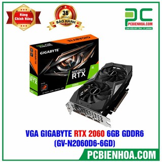 VGA Gigabyte GeForce RTX 2060 6G (GV-N2060D6 thumbnail