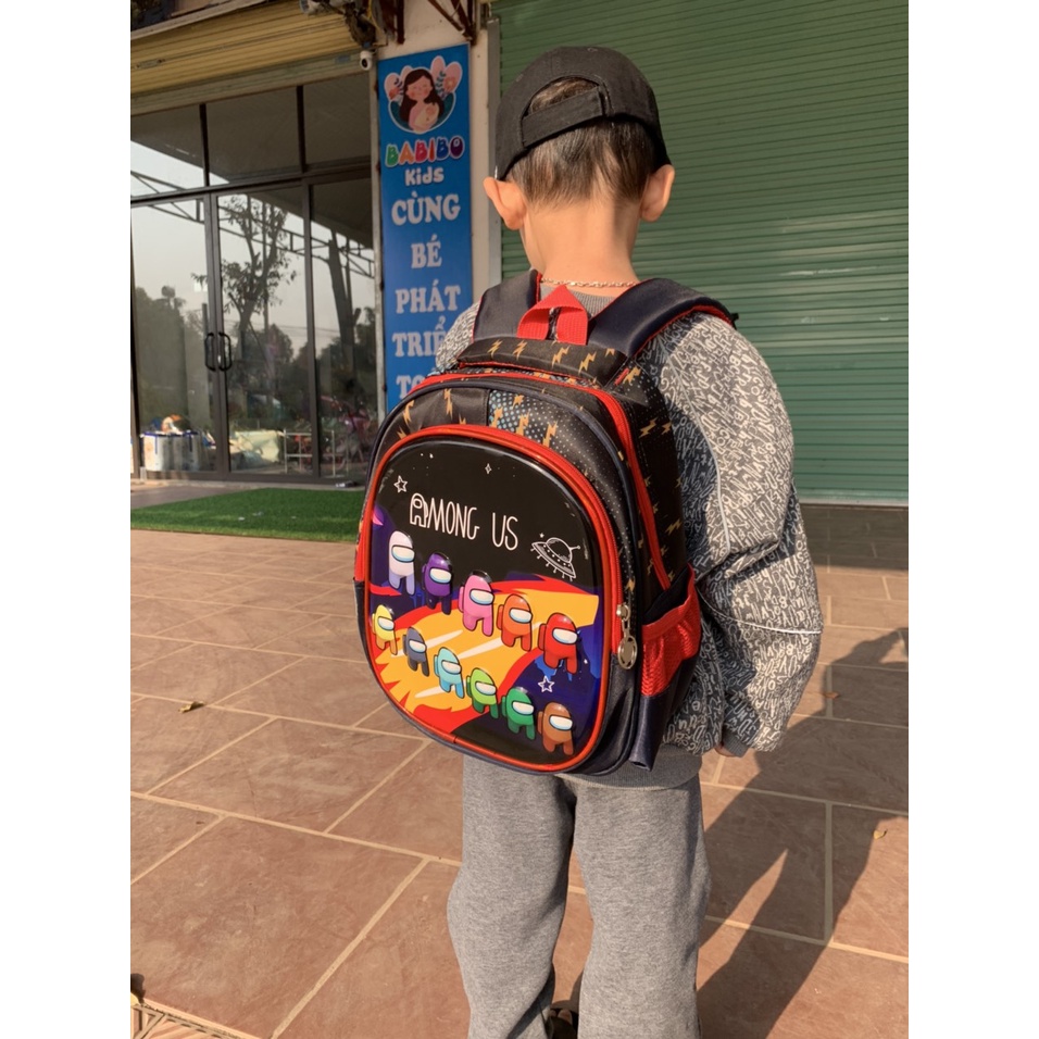 Bao lô in hình nổi đáng yêu cho bé