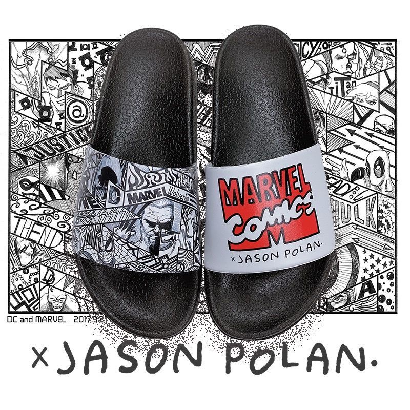 Dép Lê In Hoạ Tiết Anime Marvel Dành Cho Nam Và Nữ