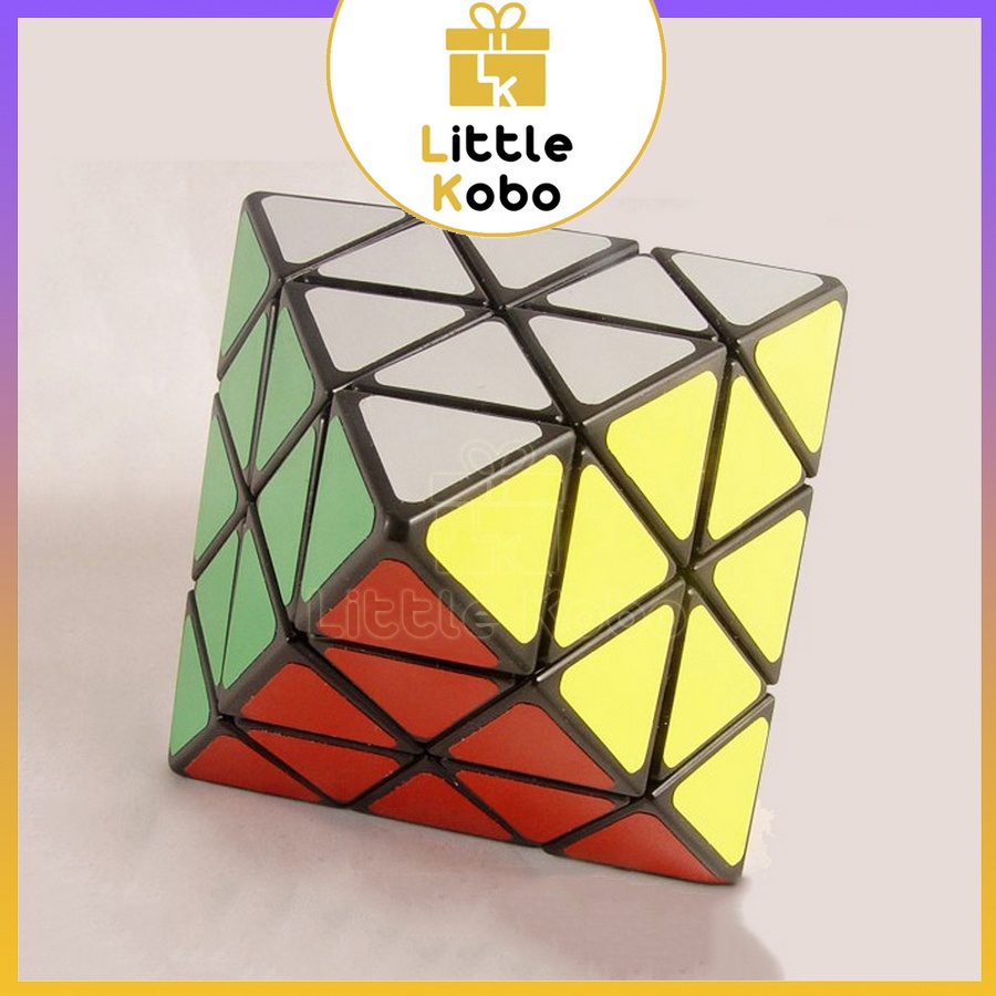 Rubik Lanlan 4x4 8-Axis Skewb Diamond Octahedron Rubic Biến Thể 8 Mặt Bát Diện Đều Đồ Chơi Trí Tuệ Trẻ Em - Little Kobo