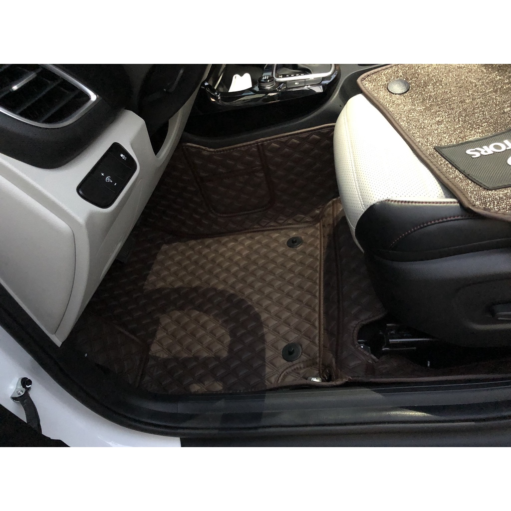 Thảm Lót Sàn Da Ô Tô 5D Cho Kia Seltos Chống Thấm Nước Tuyệt Đối Che phủ 90% sàn xe