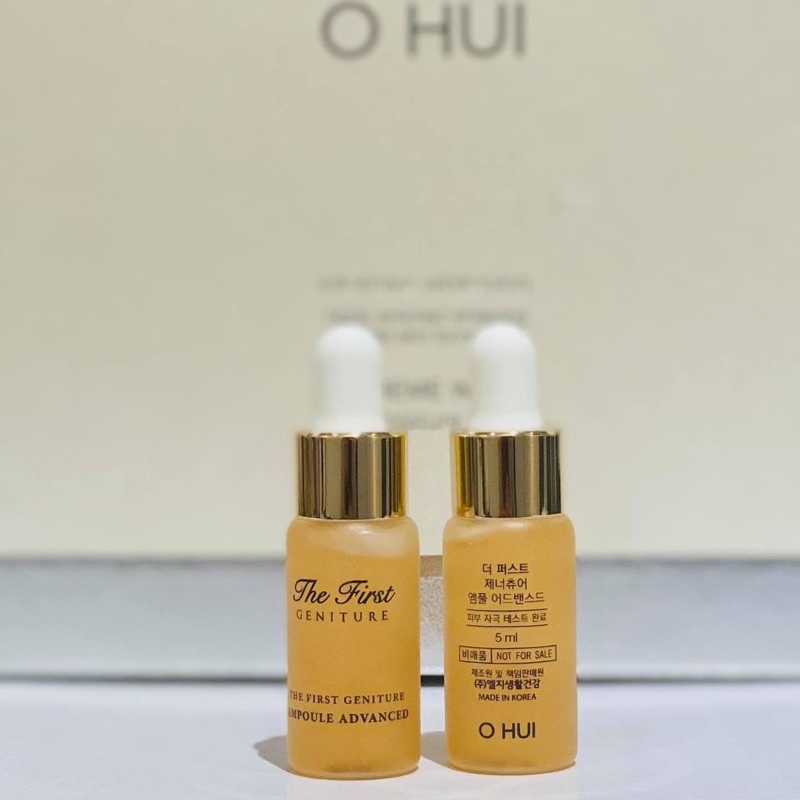 [XẢ TẶNG] Tinh Chất Vàng  Ohui The First Ampoule Siêu Tái Sinh Da Với Thành Phần Vàng 24k 5ml&10ml