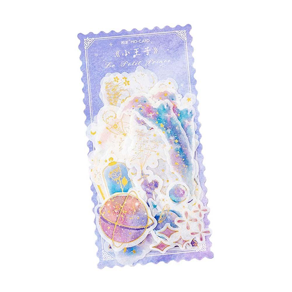 Nhãn Dán Trang Trí Sổ Tay / Nhật Ký Hình Cô Gái Và Chú Nai Bằng Giấy Thủ Công